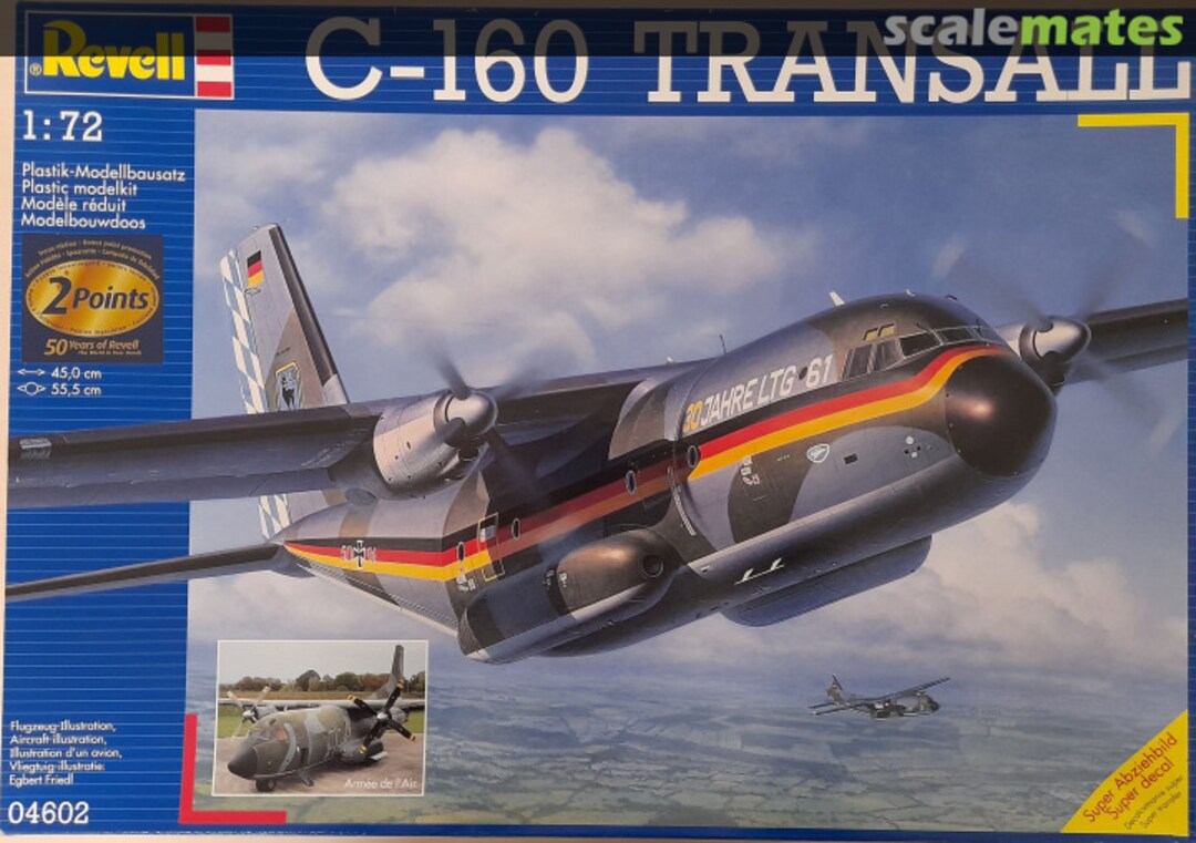 Boxart C-160 TRANSALL 04602 Revell