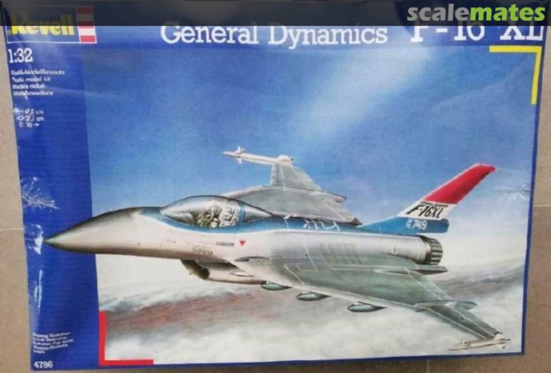 Boxart General Dynamics F-16 XL 4786 Revell Boxart General Dynamics F-16 XL 4786 Revell