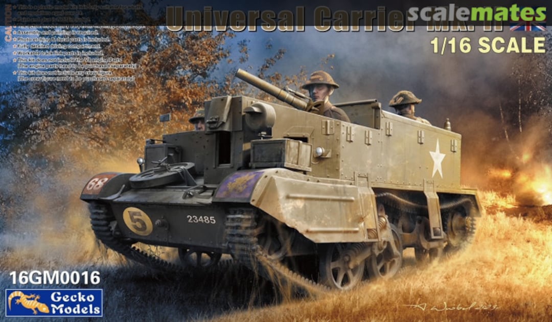 Boxart Universal Carrier Mk. II 16GM0016 Gecko Models