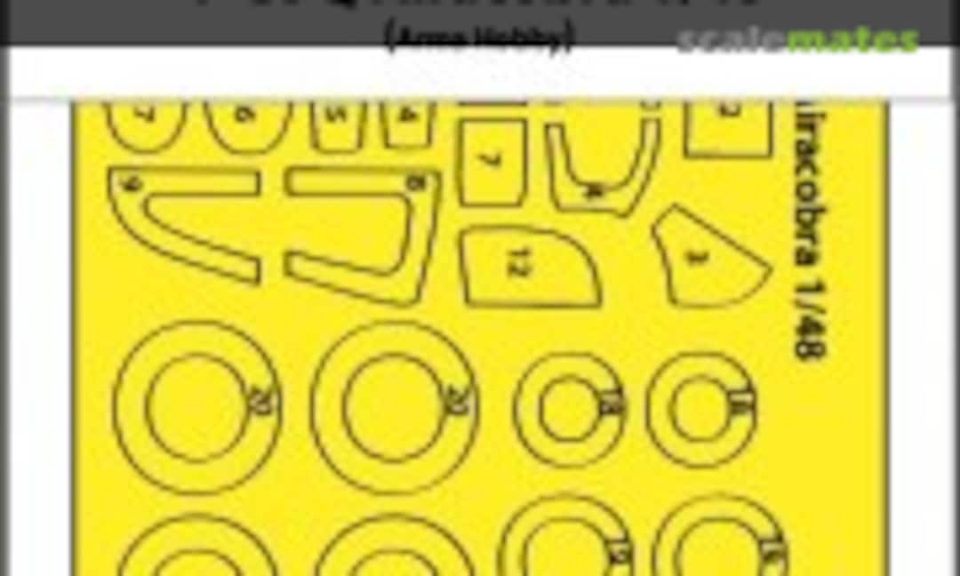 1:48 P-39Q Airacobra double-sided express fit mask (ASK 200-M48254) 200-M48254