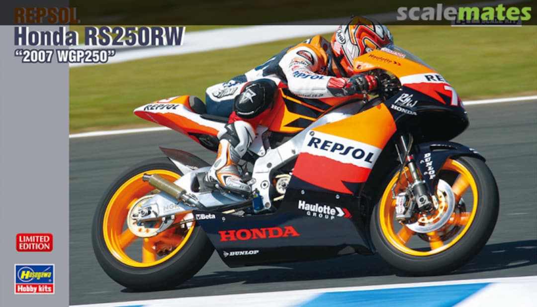Boxart Repsol Honda RS250RW "2007 WGP 250" 21769 Hasegawa Boxart Repsol Honda RS250RW "2007 WGP 250" 21769 Hasegawa