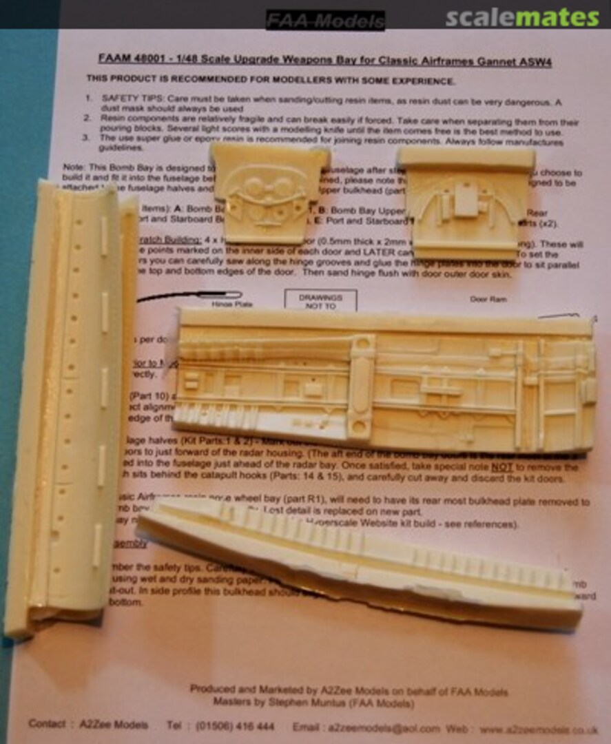 Boxart Fairey Gannet Weapons Bay FAAM48001 FAA Models Boxart Fairey Gannet Weapons Bay FAAM48001 FAA Models