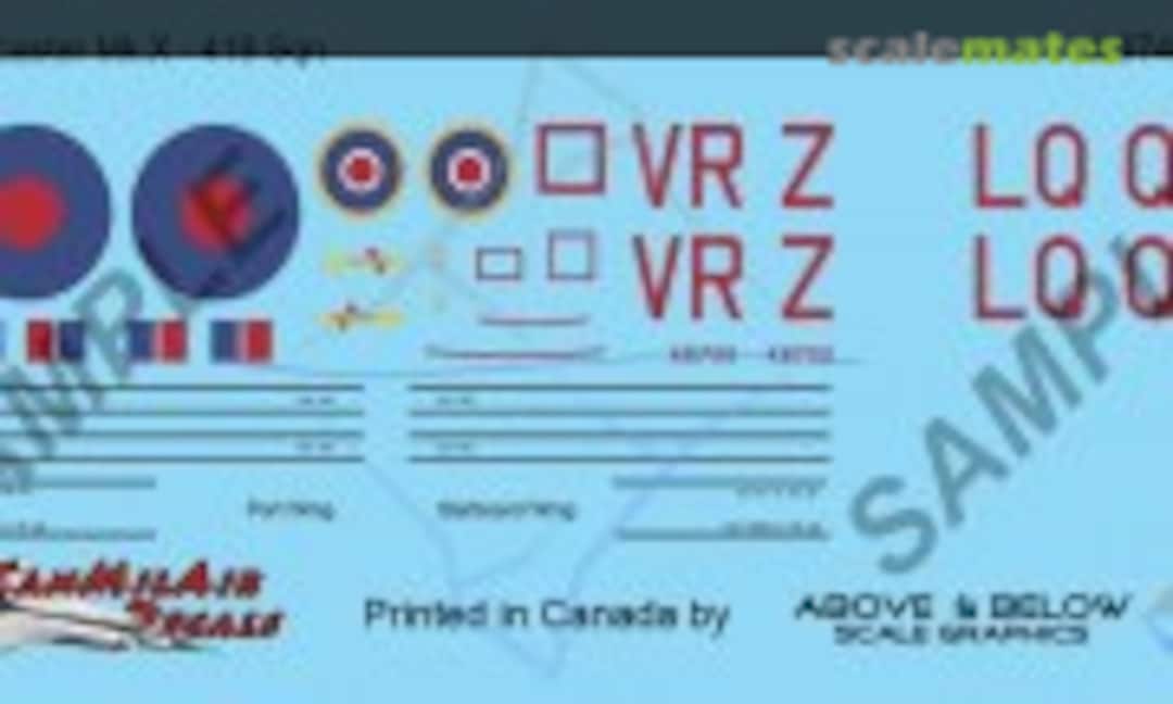 1:72 Avro Lancaster Mk.X (Above & Below Graphics 674) 674