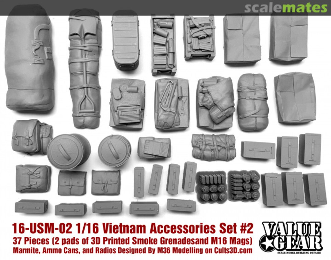 Boxart Vietnam Accessories Set #2 16-USM-02 Value Gear Boxart Vietnam Accessories Set #2 16-USM-02 Value Gear