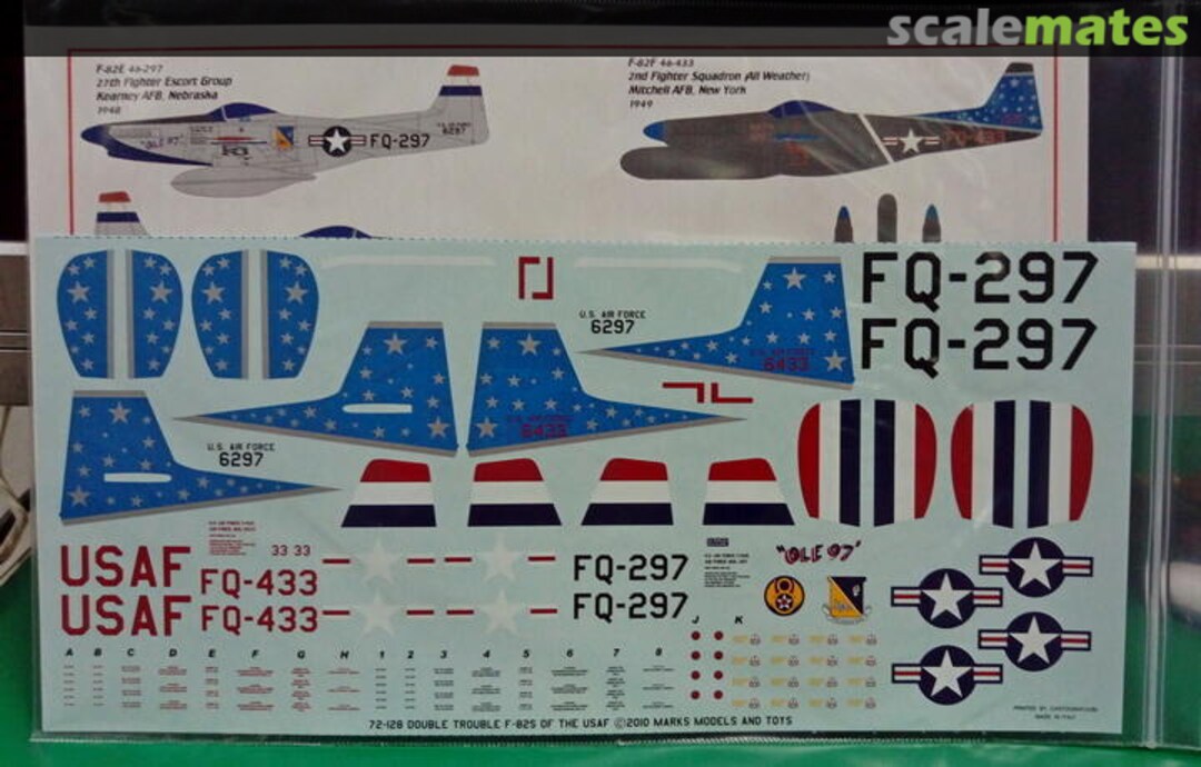 Contents Double Trouble F-82 Twin Mustangs 72-128 Starfighter Decals
