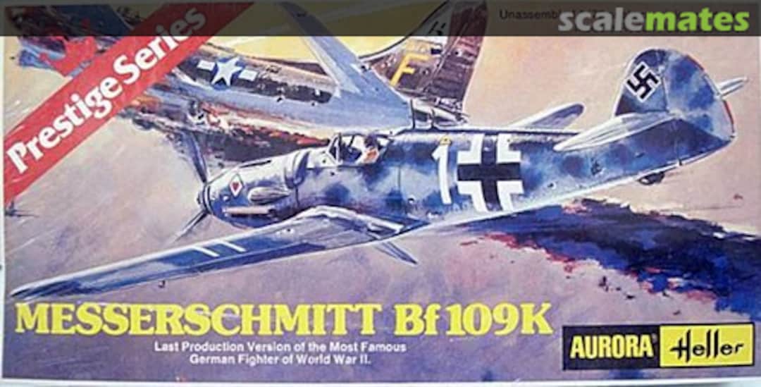 Boxart Messerschmitt Bf109K 6609 Aurora Heller Boxart Messerschmitt Bf109K 6609 Aurora Heller