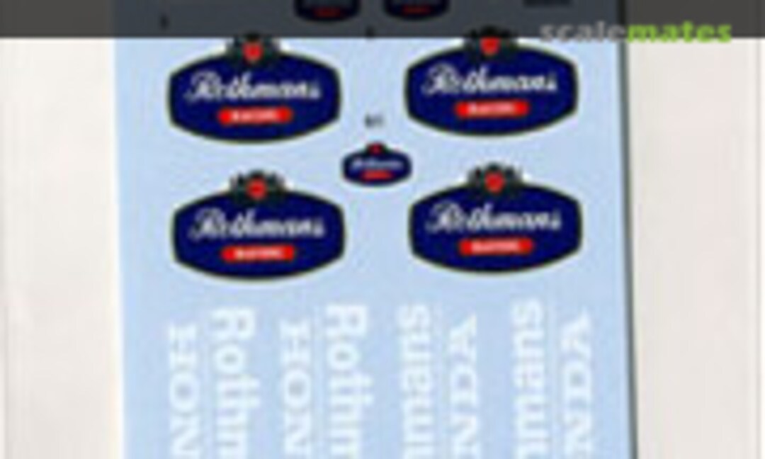 1:12 Honda NSR500 WGP500 1989 Option Decal (Tabu Design TABU12078) TABU12078