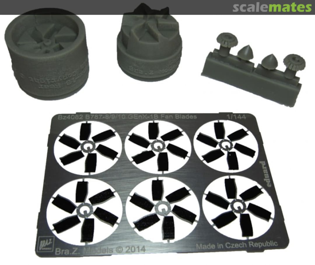 Boxart GEnX-1B Engine Pylons Photoetch fan blades for kit BZ4081 BZ4082 Bra.Z Models Boxart GEnX-1B Engine Pylons Photoetch fan blades for kit BZ4081 BZ4082 Bra.Z Models