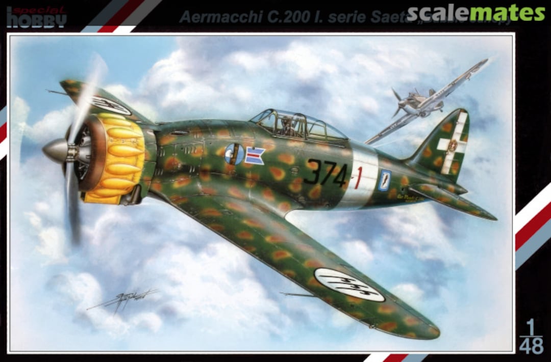 Boxart Aermacchi C.200 I. serie Saeta SH48033 Special Hobby Boxart Aermacchi C.200 I. serie Saeta SH48033 Special Hobby