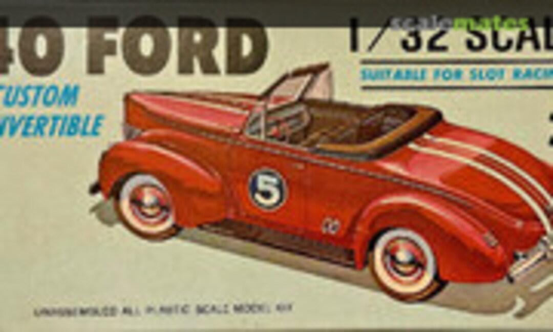 1:32 '40 Ford Custom Convertible (Palmer Plastics 253)