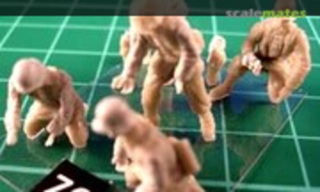 1:76 Waffen SS Anti-Tank Crew (5 Figures) (Milicast FIG076) FIG076