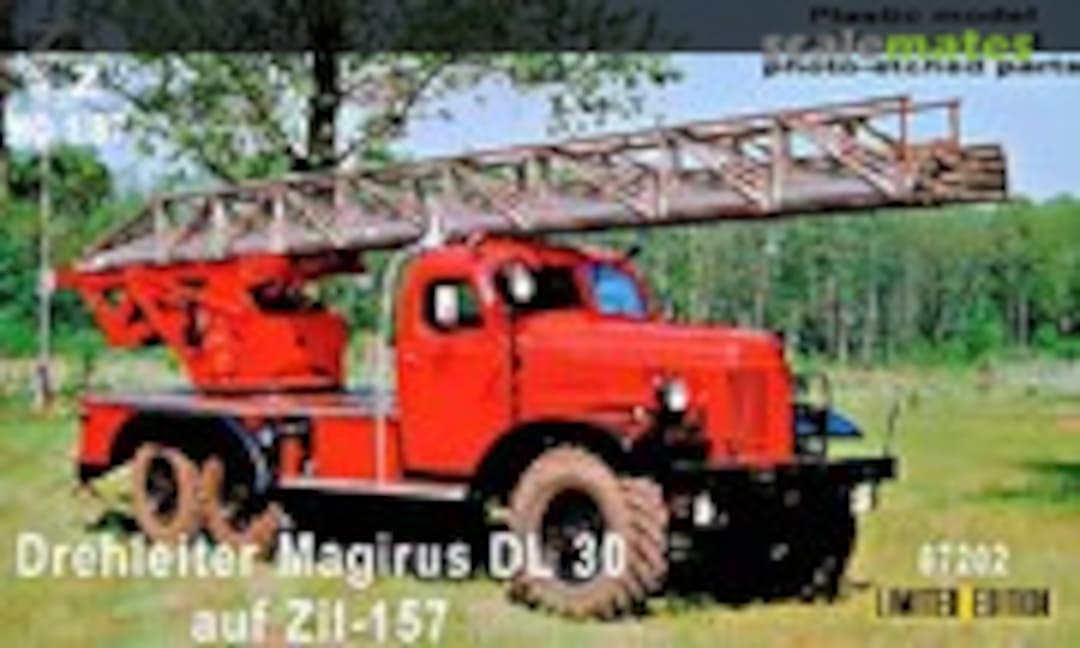 Aerial Ladder Magirus DL30 on Zil-157 (Plastic Model with Resin and Photo-Etched Parts) (ZZ Exclusive Modell 87202)