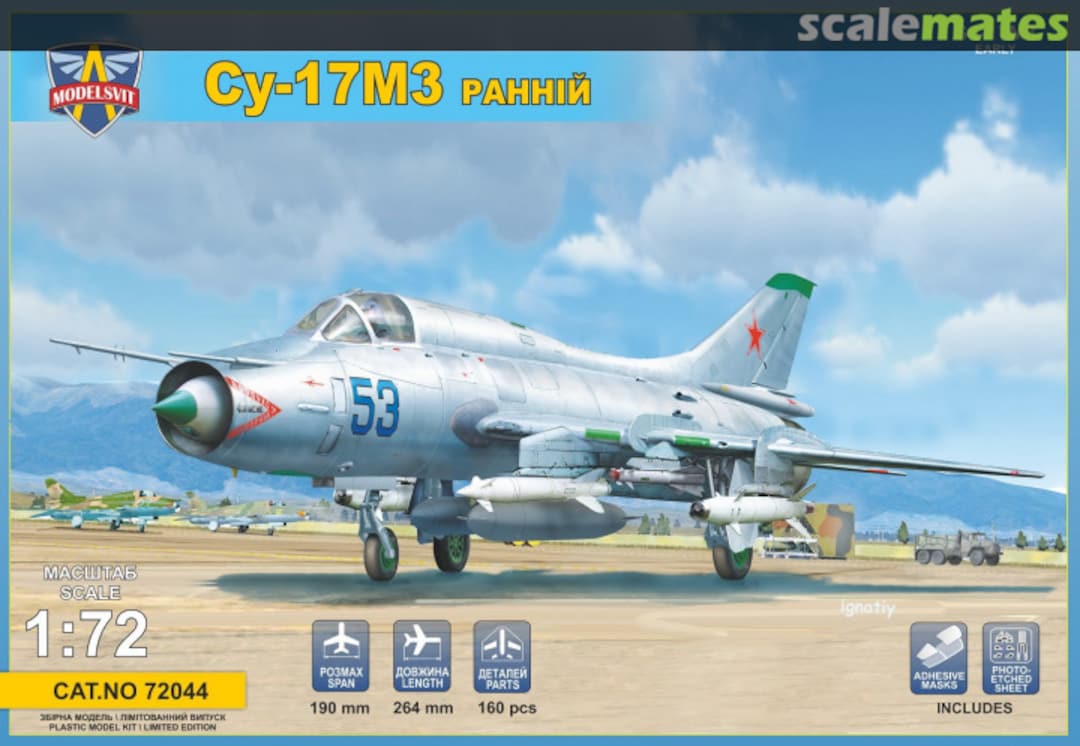 Boxart Sukhoi Su-17M3 72044 ModelSvit Boxart Sukhoi Su-17M3 72044 ModelSvit