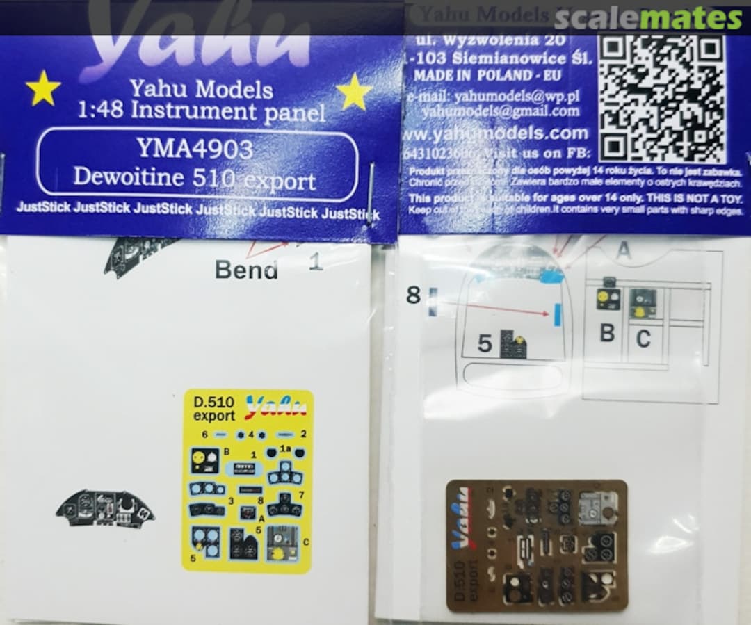 Boxart Dewoitine 510 export YMA4903 Yahu Models Boxart Dewoitine 510 export YMA4903 Yahu Models