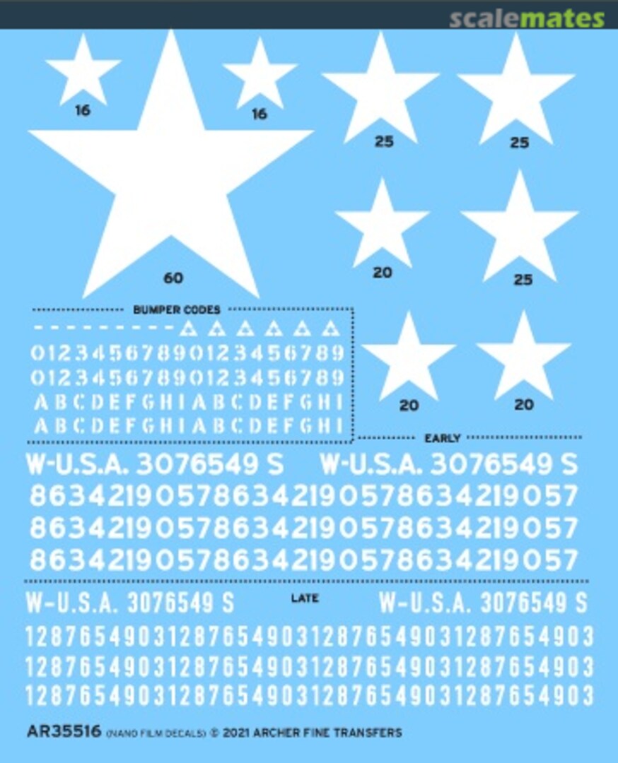 Boxart Sherman Tank Basics – Nano Film Decals AR35516 Archer Boxart Sherman Tank Basics – Nano Film Decals AR35516 Archer