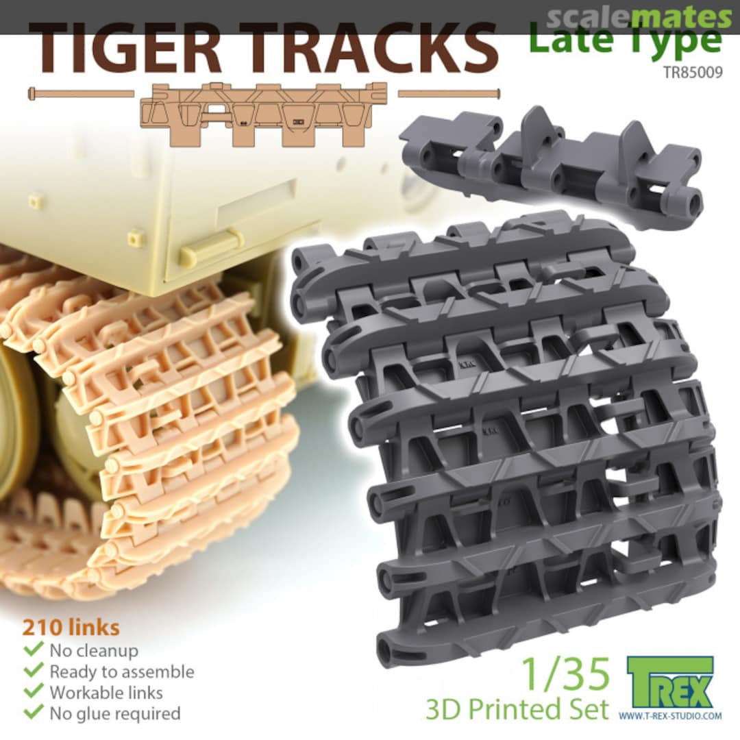 Boxart Tiger Tracks Late Type TR85009 T-Rex Studio Boxart Tiger Tracks Late Type TR85009 T-Rex Studio