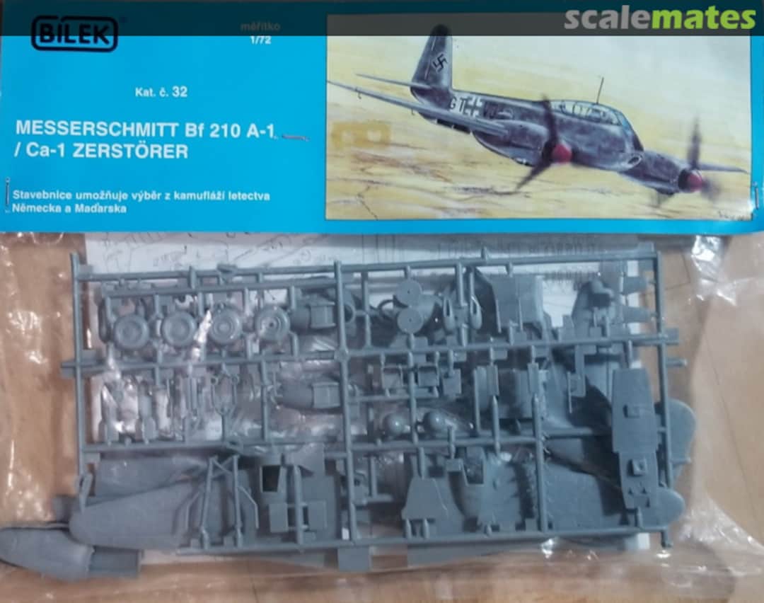 Boxart Messerschmitt Bf 210 A-1 / Ca-1 Zerstörer 32 Bilek Boxart Messerschmitt Bf 210 A-1 / Ca-1 Zerstörer 32 Bilek