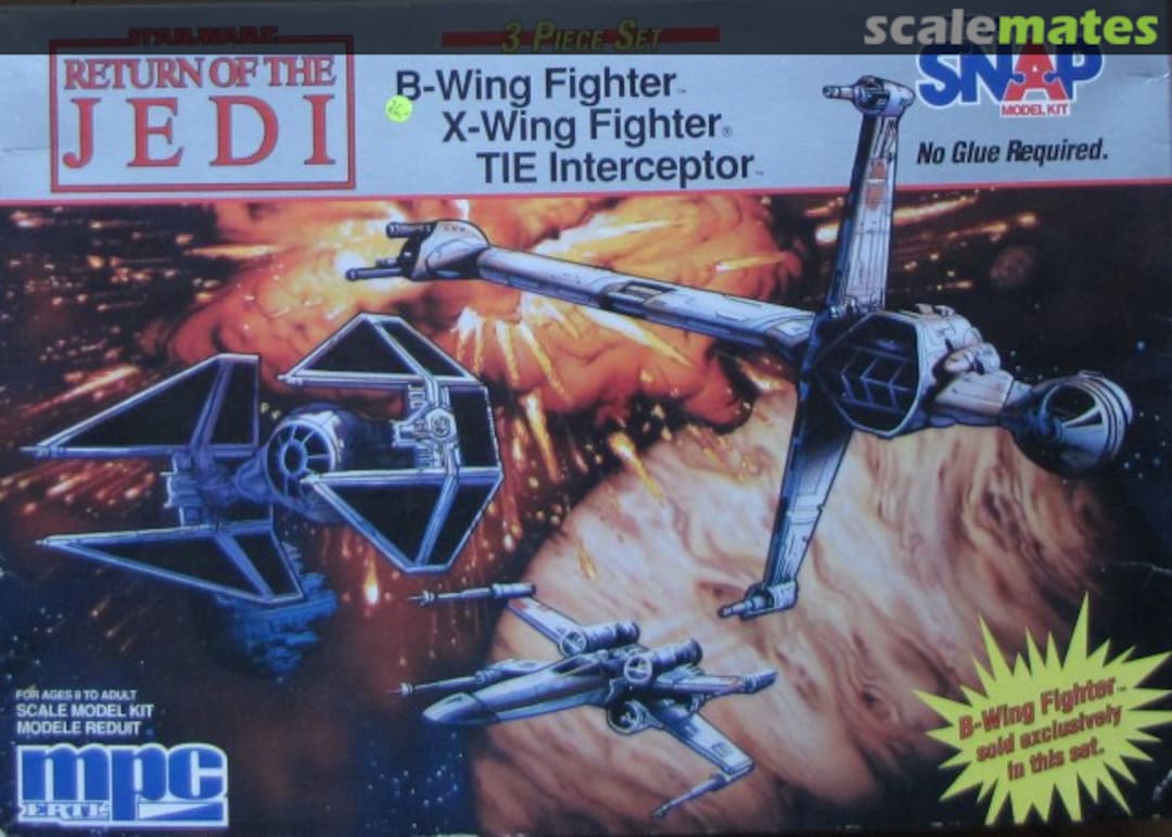 Boxart B-Wing Fighter | X-Wing Fighter | TIE Interceptor 8912 MPC/Ertl Boxart B-Wing Fighter | X-Wing Fighter | TIE Interceptor 8912 MPC/Ertl