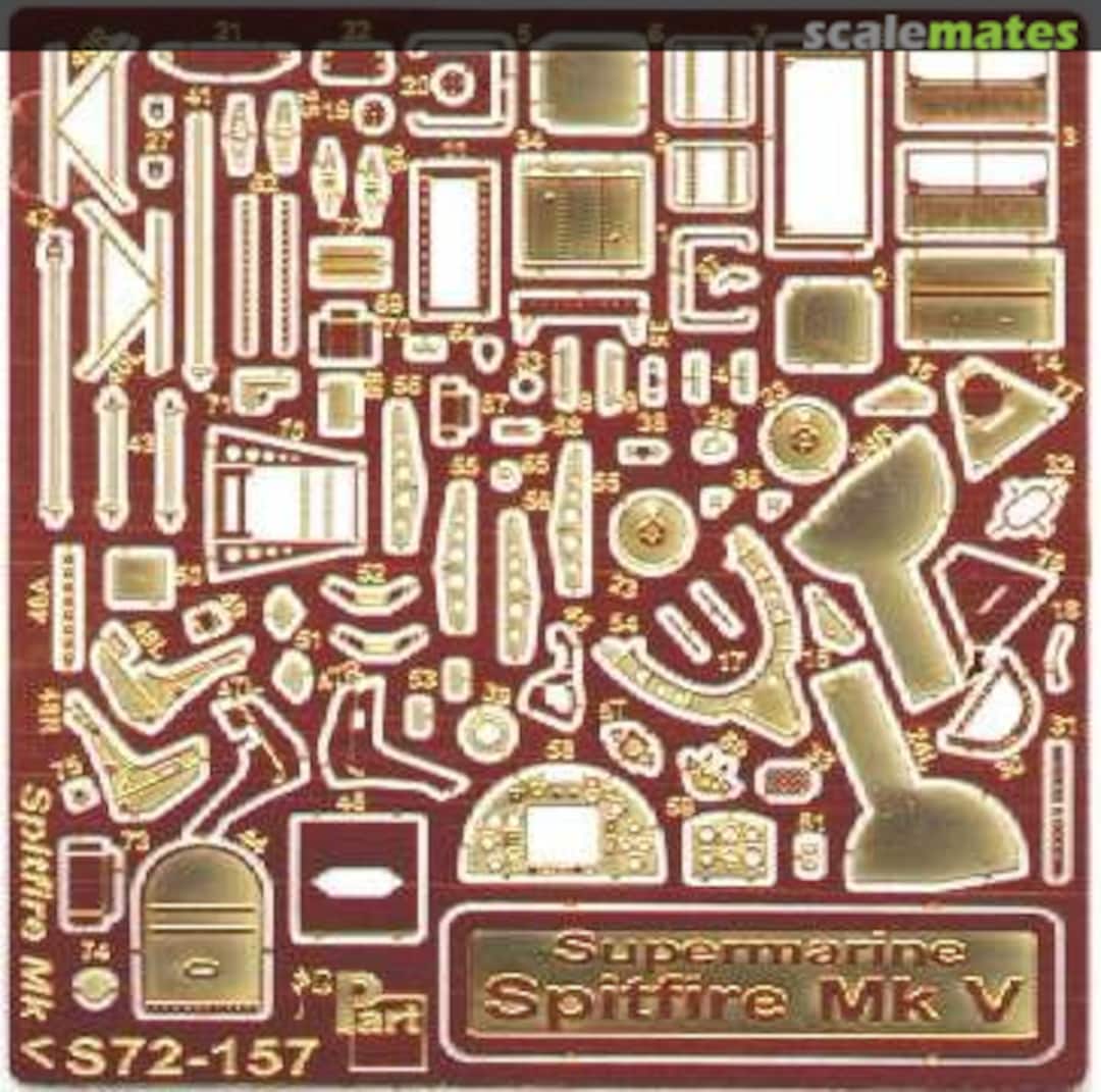 Boxart Spitfire V S72-157 Part Boxart Spitfire V S72-157 Part