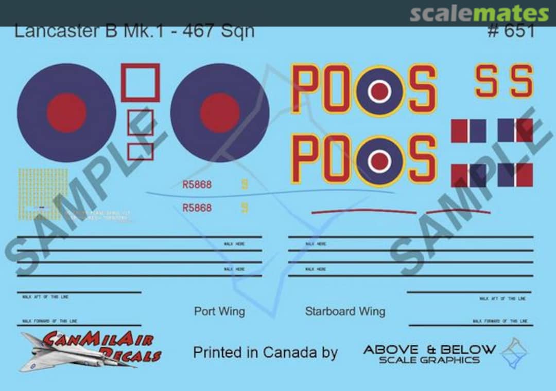 Boxart Avro Lancaster B Mk.I 651 Above & Below Graphics Boxart Avro Lancaster B Mk.I 651 Above & Below Graphics