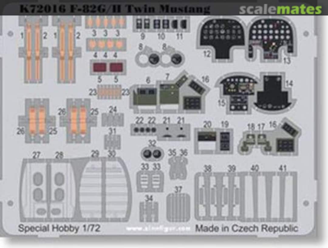 Boxart F-82 G/H Twin Mustang K72016 MPM Production Boxart F-82 G/H Twin Mustang K72016 MPM Production