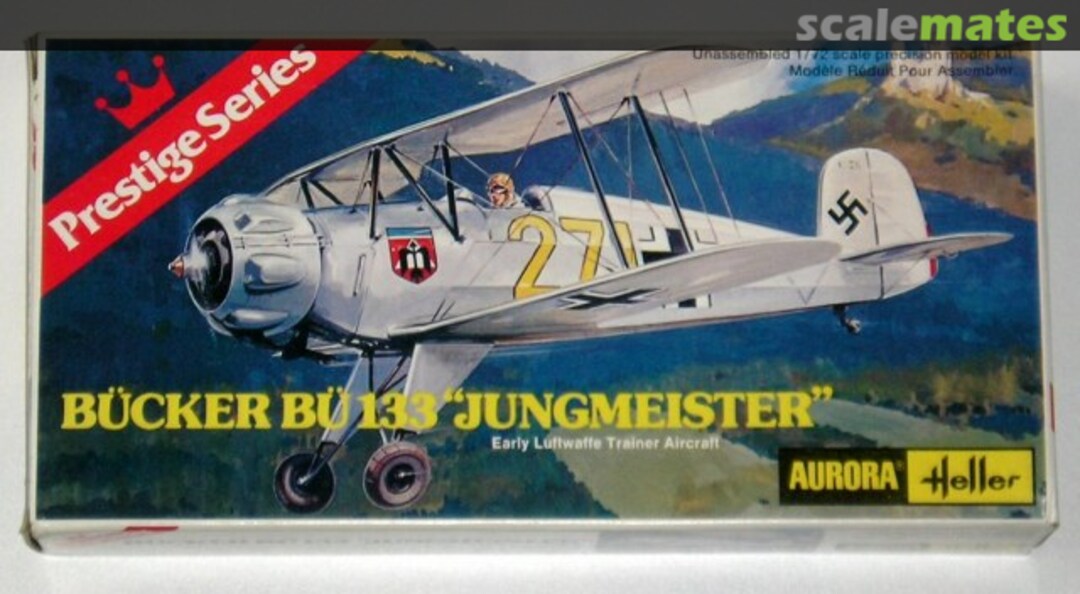 Boxart Bucker Bu 133 "Jungmeister" 6612 Aurora Heller Boxart Bucker Bu 133 "Jungmeister" 6612 Aurora Heller