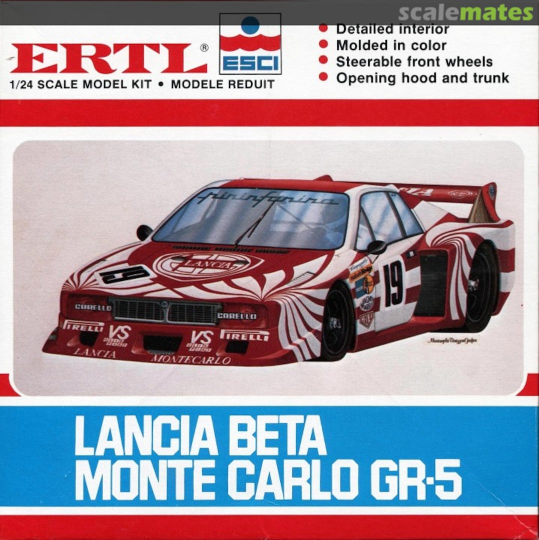 Boxart Lancia Beta Montecarlo GR-5 8263 ESCI/ERTL Boxart Lancia Beta Montecarlo GR-5 8263 ESCI/ERTL