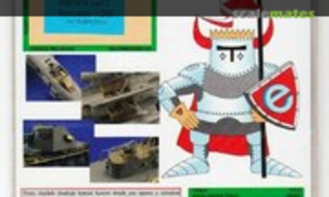 1:200 Bismarck part 2 - front area (Eduard 53081) 53081