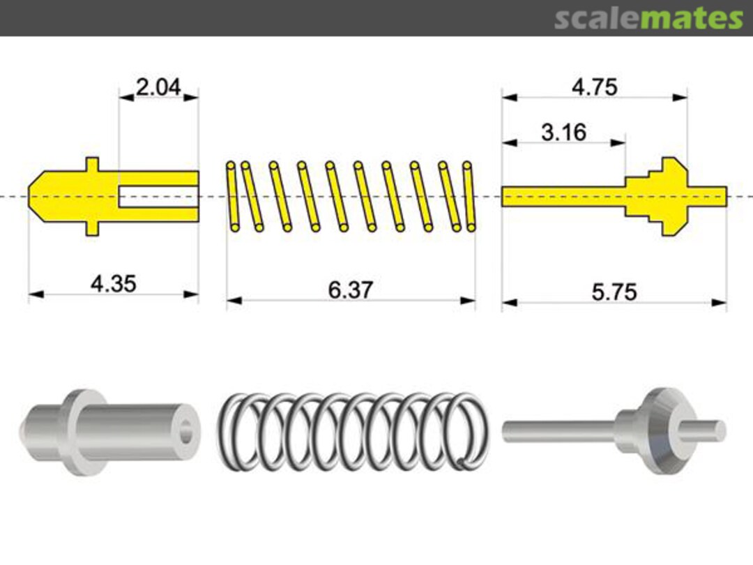 Boxart Shock absorber with coil spring PG15 Tameo Kits Boxart Shock absorber with coil spring PG15 Tameo Kits