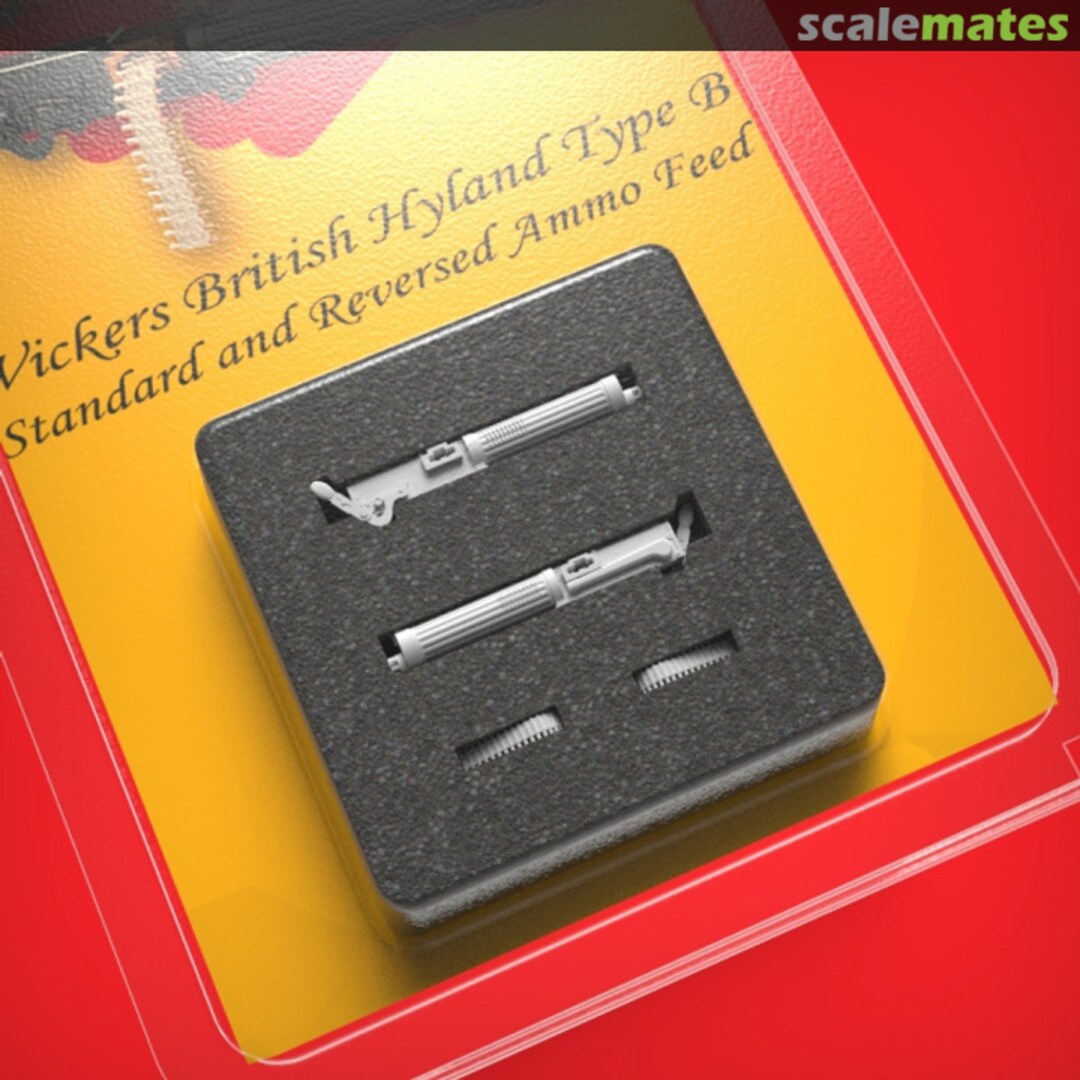 Contents Vickers British Hyland Type B Standard & Reversed Ammo Feed (Pair) 14-48064 GasPatch Models Contents Vickers British Hyland Type B Standard & Reversed Ammo Feed (Pair) 14-48064 GasPatch Models