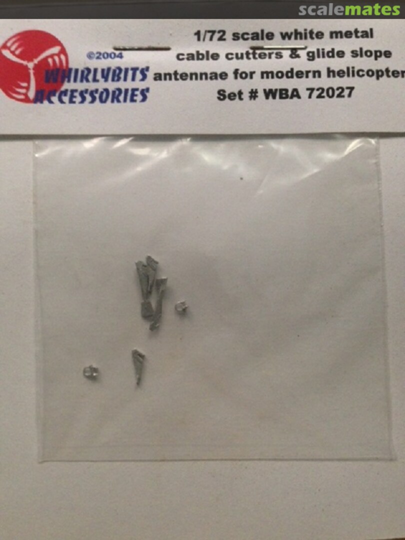 Boxart Cable cutters & glide slope antennae for modern helicopters set WBA72027 Whirlybird Boxart Cable cutters & glide slope antennae for modern helicopters set WBA72027 Whirlybird