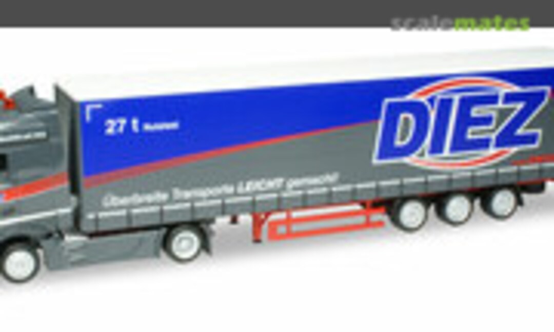 Mercedes-Benz Actros Streamspace Lowliner-Jumbogardinenplanen-Sattelzug &quot;Spedition Diez&quot; (Herpa 921282)