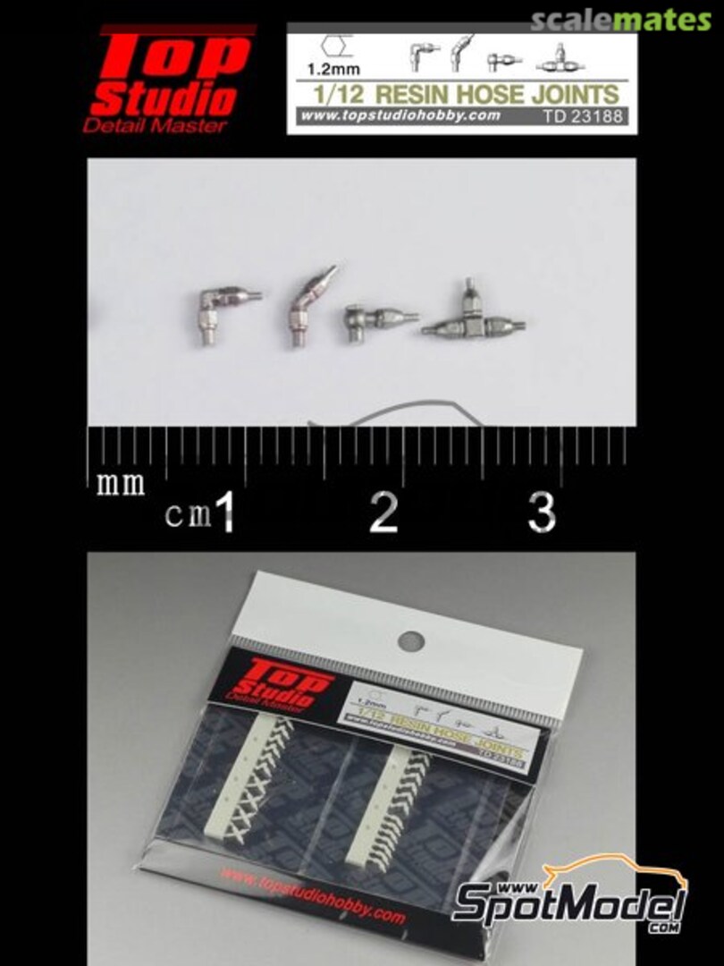 Boxart Hose Joints (1.2mm) TD23188 Top Studio Boxart Hose Joints (1.2mm) TD23188 Top Studio