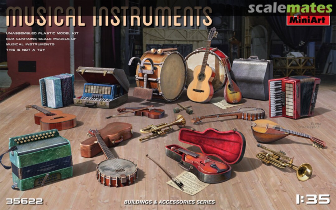 Boxart Musical Instruments 35622 MiniArt Boxart Musical Instruments 35622 MiniArt