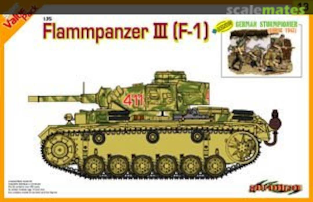 Boxart Flammpanzer III (F1) 9113 Cyber Hobby Boxart Flammpanzer III (F1) 9113 Cyber Hobby