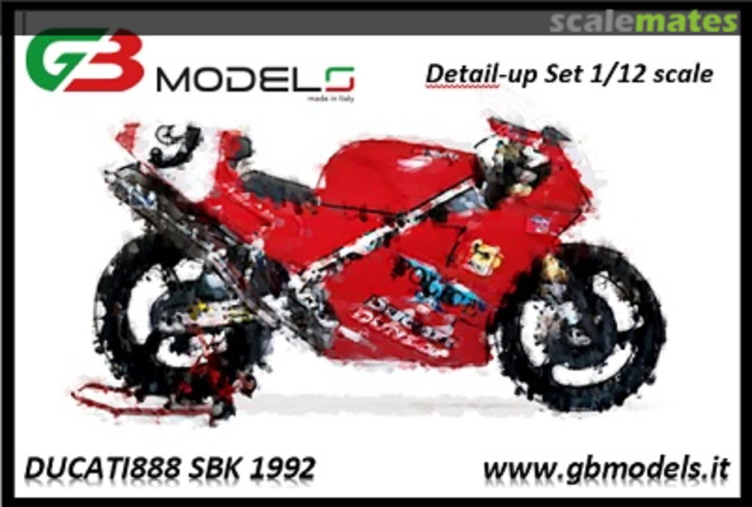 Boxart Ducati 888 SBK (1992) Details Up Set GB12-M02/B GB Models Boxart Ducati 888 SBK (1992) Details Up Set GB12-M02/B GB Models