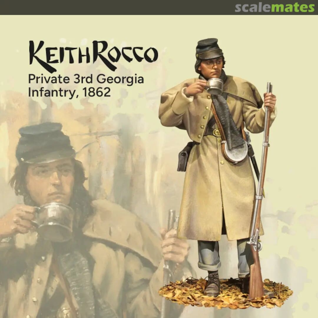 Boxart Private 3rd Georgia Infantry, 1862 SKR-005 SCALE75