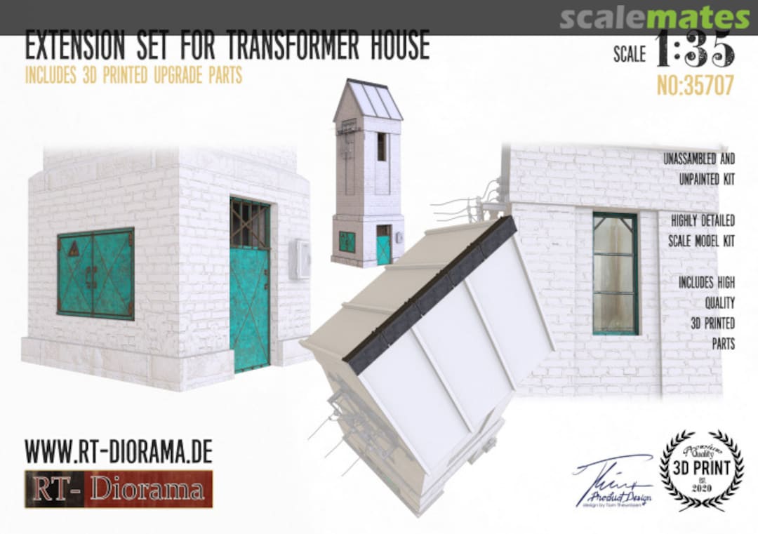 Boxart Extension Set Transformer House 35707 RT-Diorama Boxart Extension Set Transformer House 35707 RT-Diorama