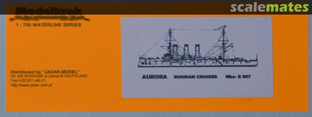 Boxart Aurora Russian Cruiser Mks - R 007 Modelkrak Boxart Aurora Russian Cruiser Mks - R 007 Modelkrak