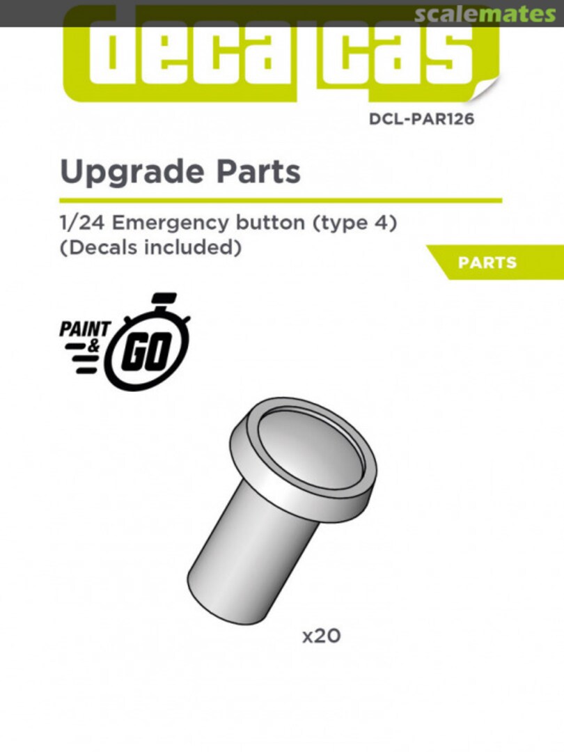 Boxart Emergency button DCL-PAR126 Decalcas Boxart Emergency button DCL-PAR126 Decalcas
