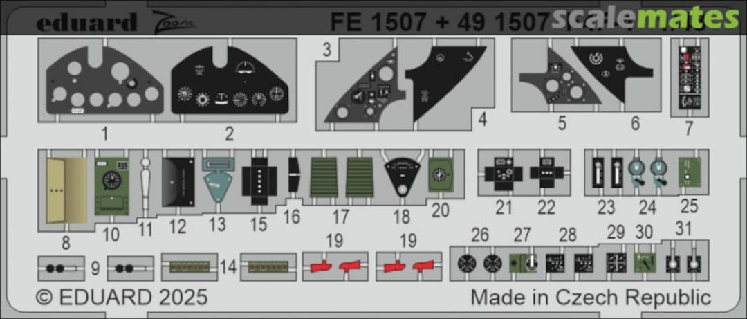 Boxart F4F-4 detail set FE1507 Eduard Boxart F4F-4 detail set FE1507 Eduard