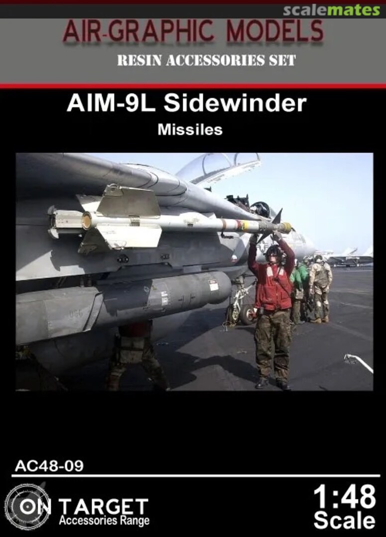 Boxart AIM-9L Sidewinder Missiles AC48-09 Air-Graphics Models Boxart AIM-9L Sidewinder Missiles AC48-09 Air-Graphics Models