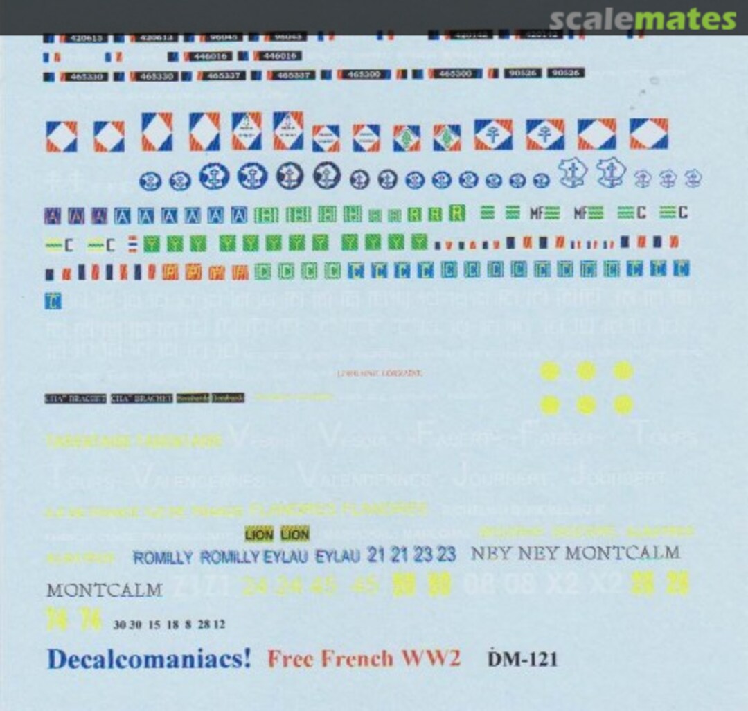Boxart Free French WWII DM-121 Decalcomaniacs! Boxart Free French WWII DM-121 Decalcomaniacs!