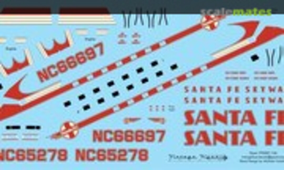 1:48 DC-3 Santa Fe Skyway (Final) (Vintage Flyer Decals VFD048-106) VFD048-106