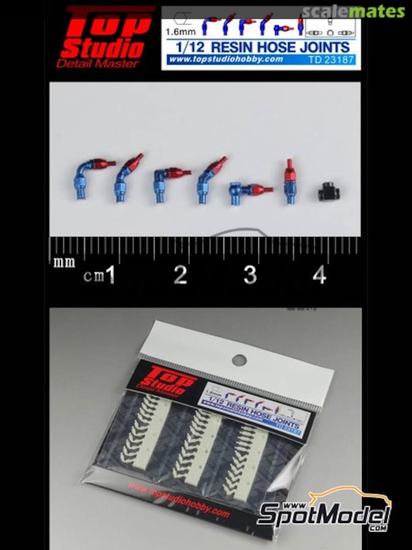 Boxart Hose Joints (1.6mm) TD23187 Top Studio Boxart Hose Joints (1.6mm) TD23187 Top Studio