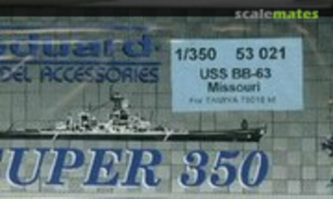 1:350 USS Missouri BB-63 (Eduard 53021)