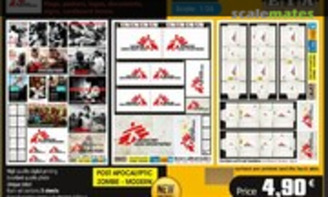 1:35 Zombie / Modern - Doctors without borders (ETA Diorama Accessories 192)