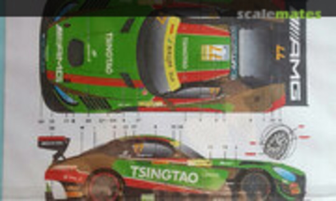 1:24 Mercedes AMG GT3 FIA GT World Cup '19 #77 (SK Decals SK-24110)