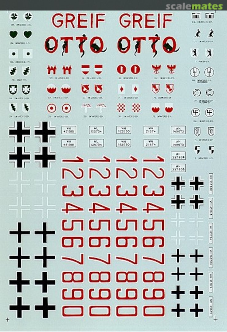 Boxart German Division Markings & Numbers 13-10 Microscale Boxart German Division Markings & Numbers 13-10 Microscale