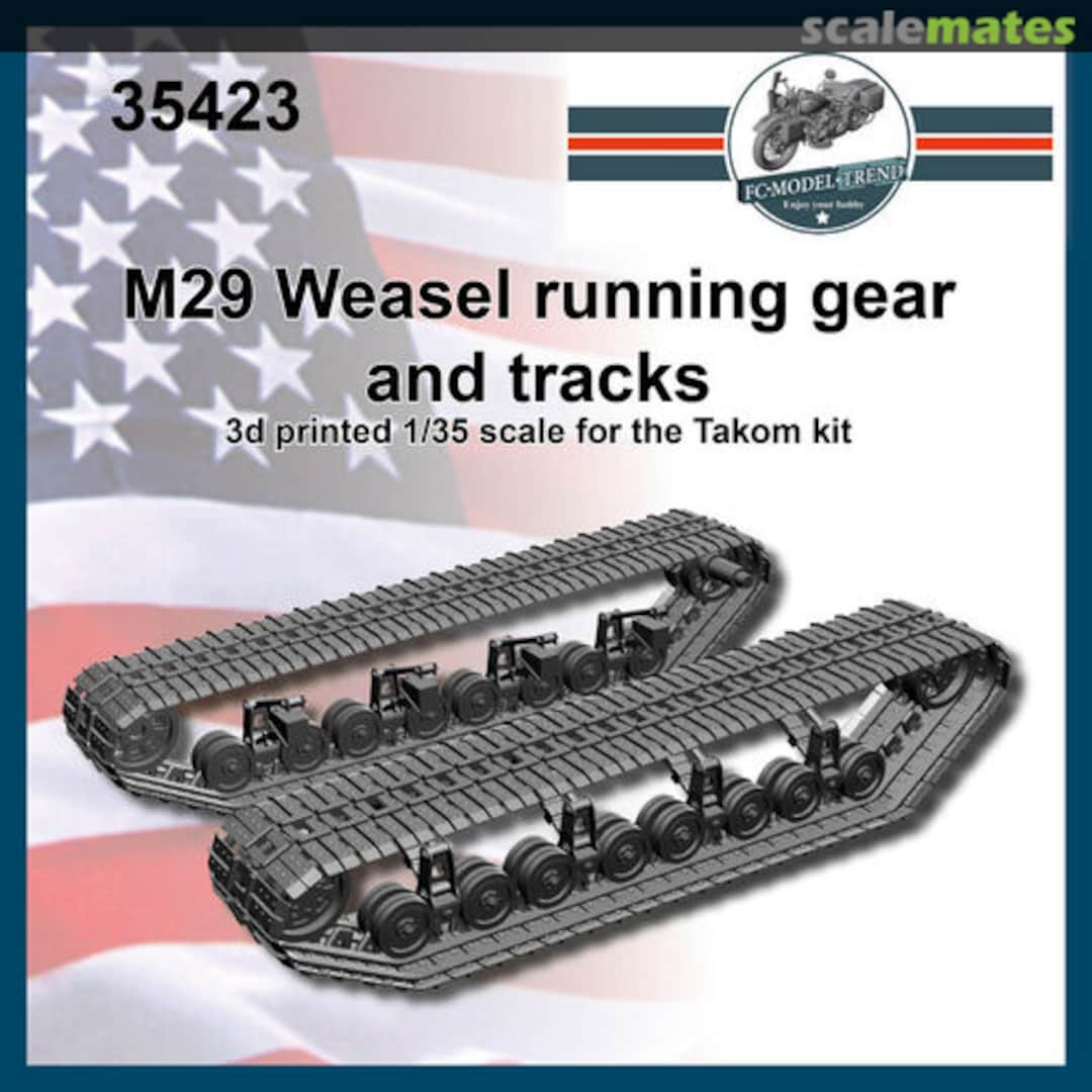 Boxart M29 Weasel Running Gear And Tracks 35423 FC Model Trend Boxart M29 Weasel Running Gear And Tracks 35423 FC Model Trend